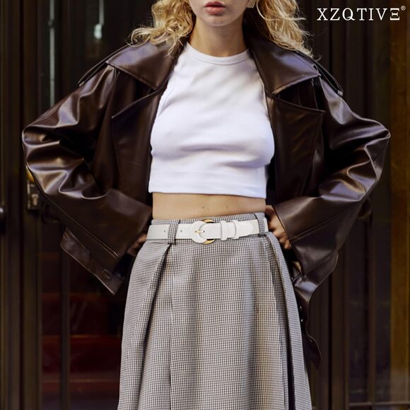 Women's Leather Belts For Jeans Dress Pants Black Brown Belts For Women Ladies🫵 - Picture 2 of 6